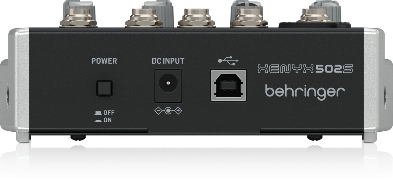 Behringer XENYX 502S Premium Analog 5-Input Mixer with USB Streaming Interface Behringer XENYX 502S Premium Analog 5-Input Mixer with USB Streaming Interface