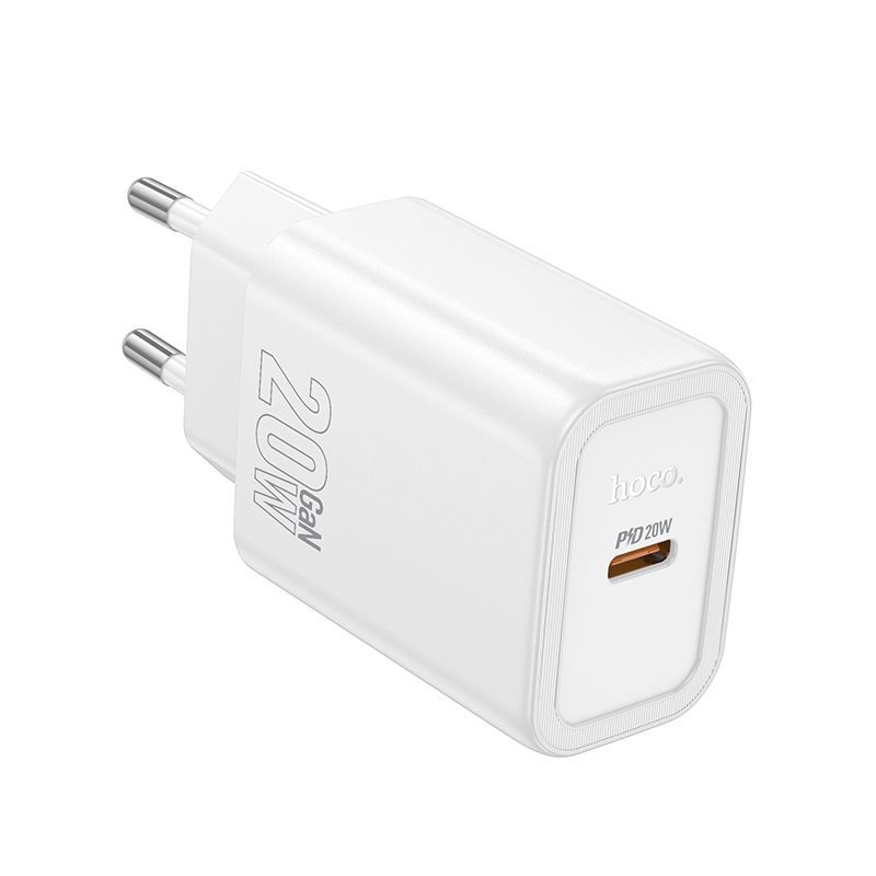 Hoco N60 Gentle USB-C PD20W charger White Hoco N60 Gentle USB-C PD20W charger White
