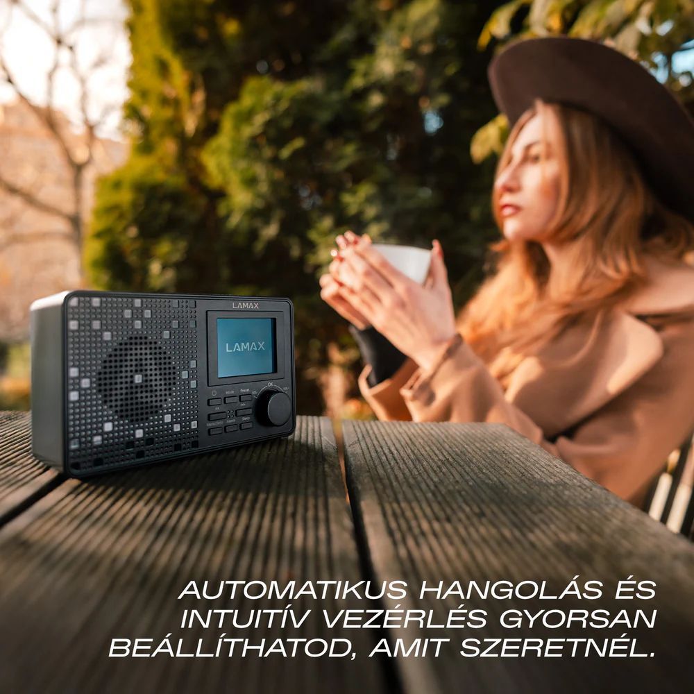 Lamax RadioVox1 DAB Bluetooth Radio Black Lamax RadioVox1 DAB Bluetooth Radio Black