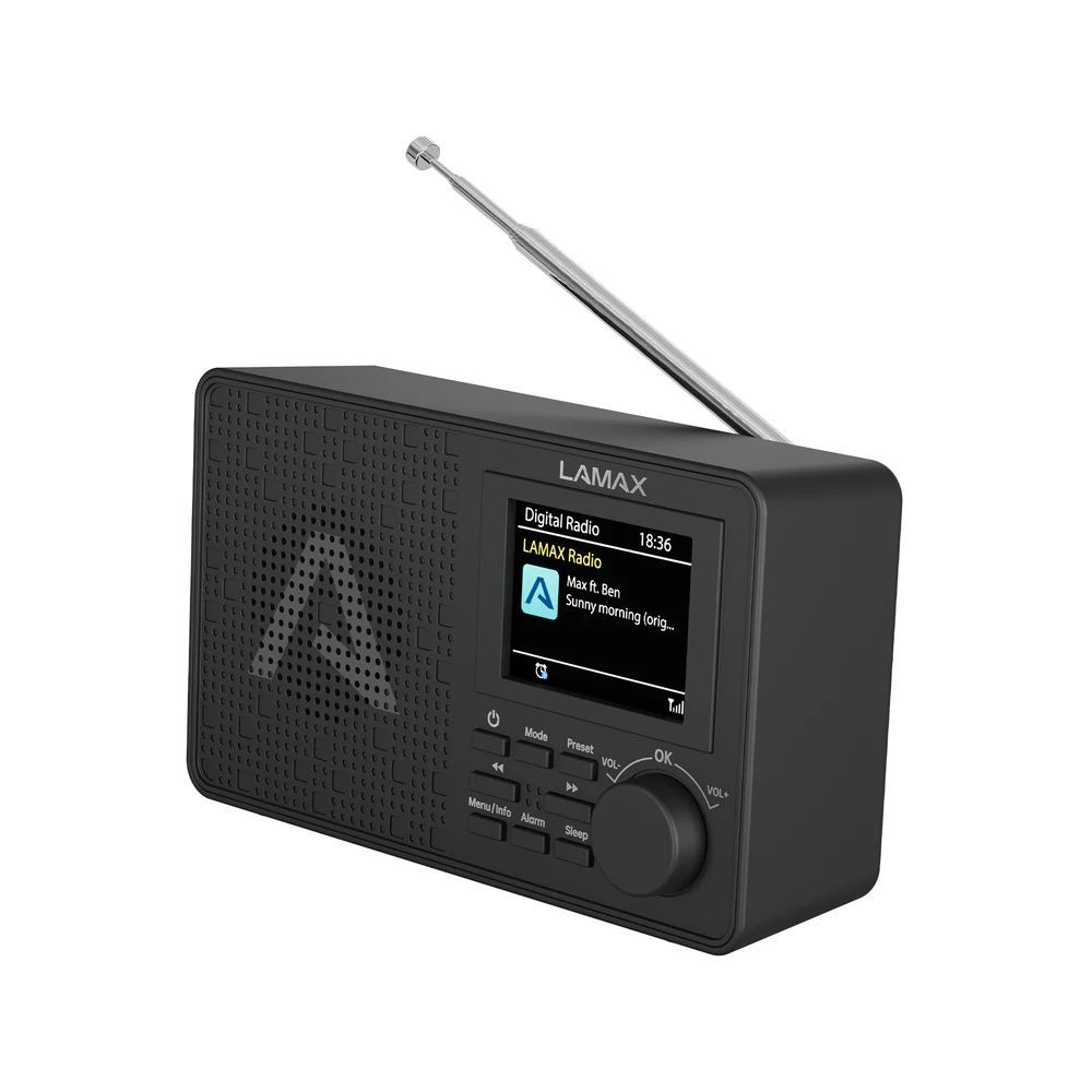 Lamax RadioVox1 DAB Bluetooth Radio Black Lamax RadioVox1 DAB Bluetooth Radio Black