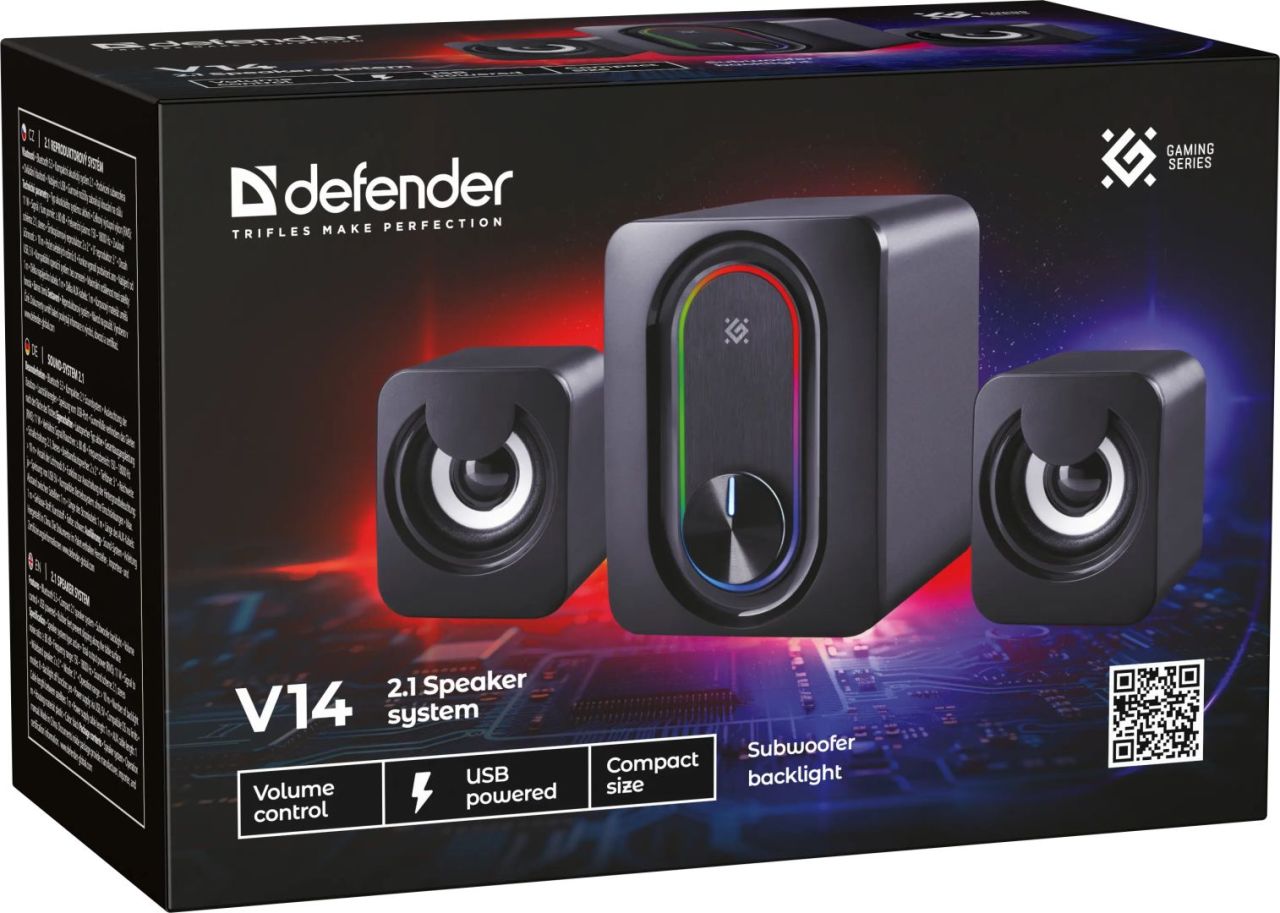 Defender V14 2.1 Speaker Black Defender V14 2.1 Speaker Black