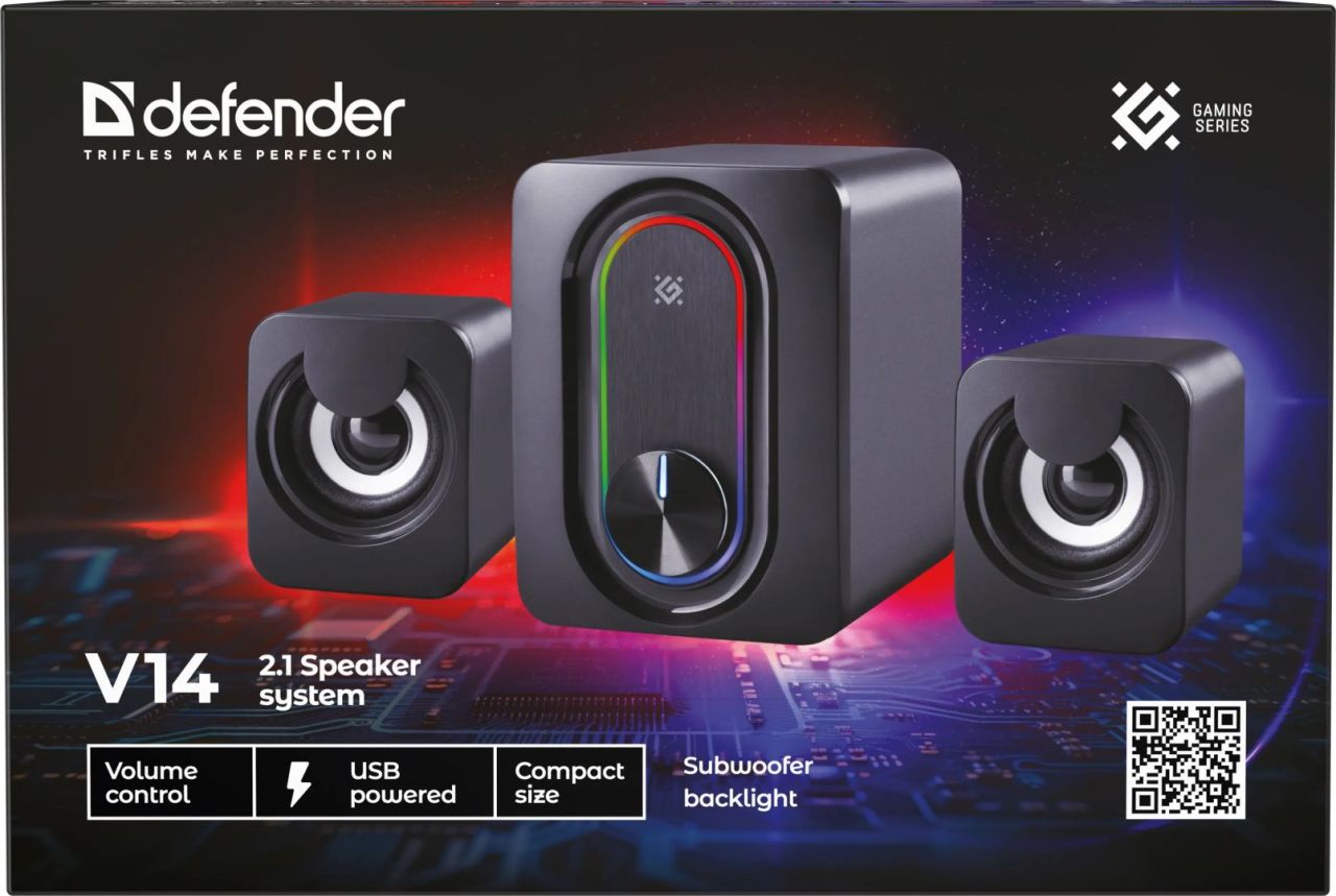 Defender V14 2.1 Speaker Black Defender V14 2.1 Speaker Black
