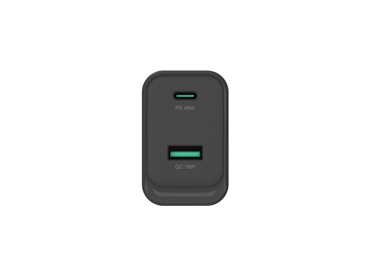 Conceptronic ALTHEA20B45 2-Port 45W GaN USB PD Charger