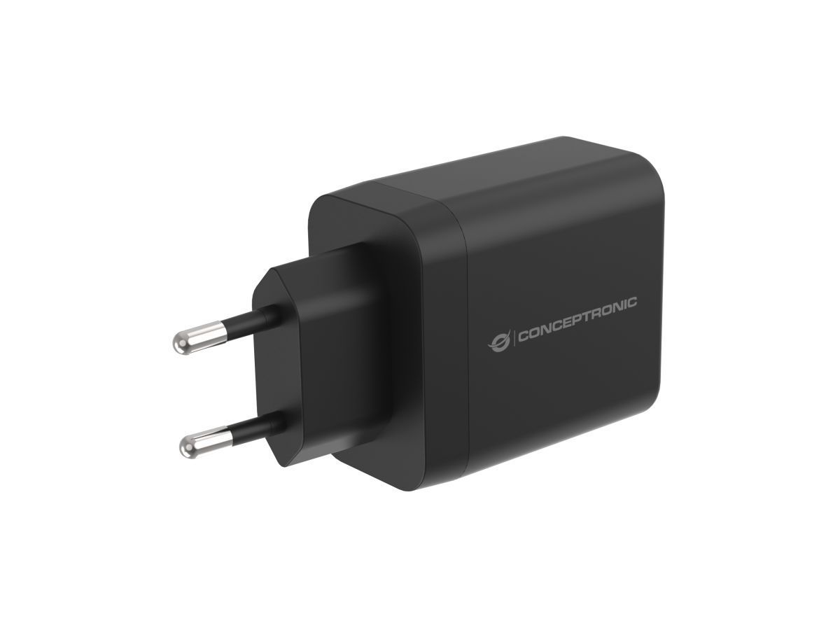 Conceptronic ALTHEA20B45 2-Port 45W GaN USB PD Charger