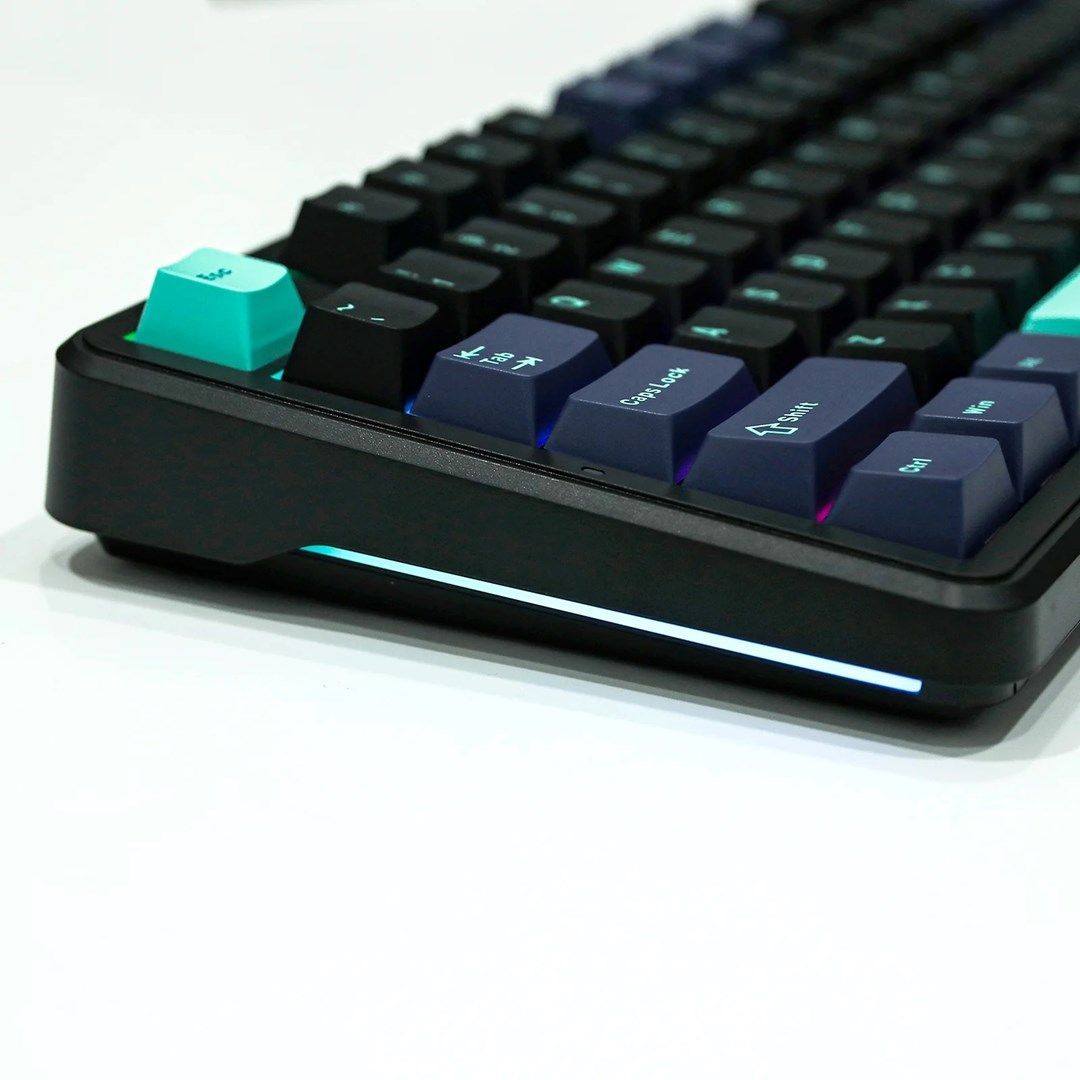 Aula F87 Pro Gasket Gaming Wireless Bluetooth Mechanical Keyboard Black/Blue US Aula F87 Pro Gasket Gaming Wireless Bluetooth Mechanical Keyboard Black/Blue US