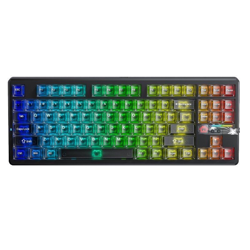 Aula F87 Pro V2 Gasket Gaming Wireless Bluetooth Mechanical Keyboard Black US Aula F87 Pro V2 Gasket Gaming Wireless Bluetooth Mechanical Keyboard Black US