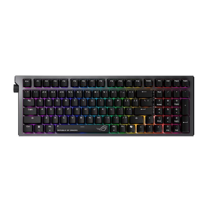 Asus ROG Strix Morph 96 Gaming Wireless Bluetooth Keyboard Black US Asus ROG Strix Morph 96 Gaming Wireless Bluetooth Keyboard Black US