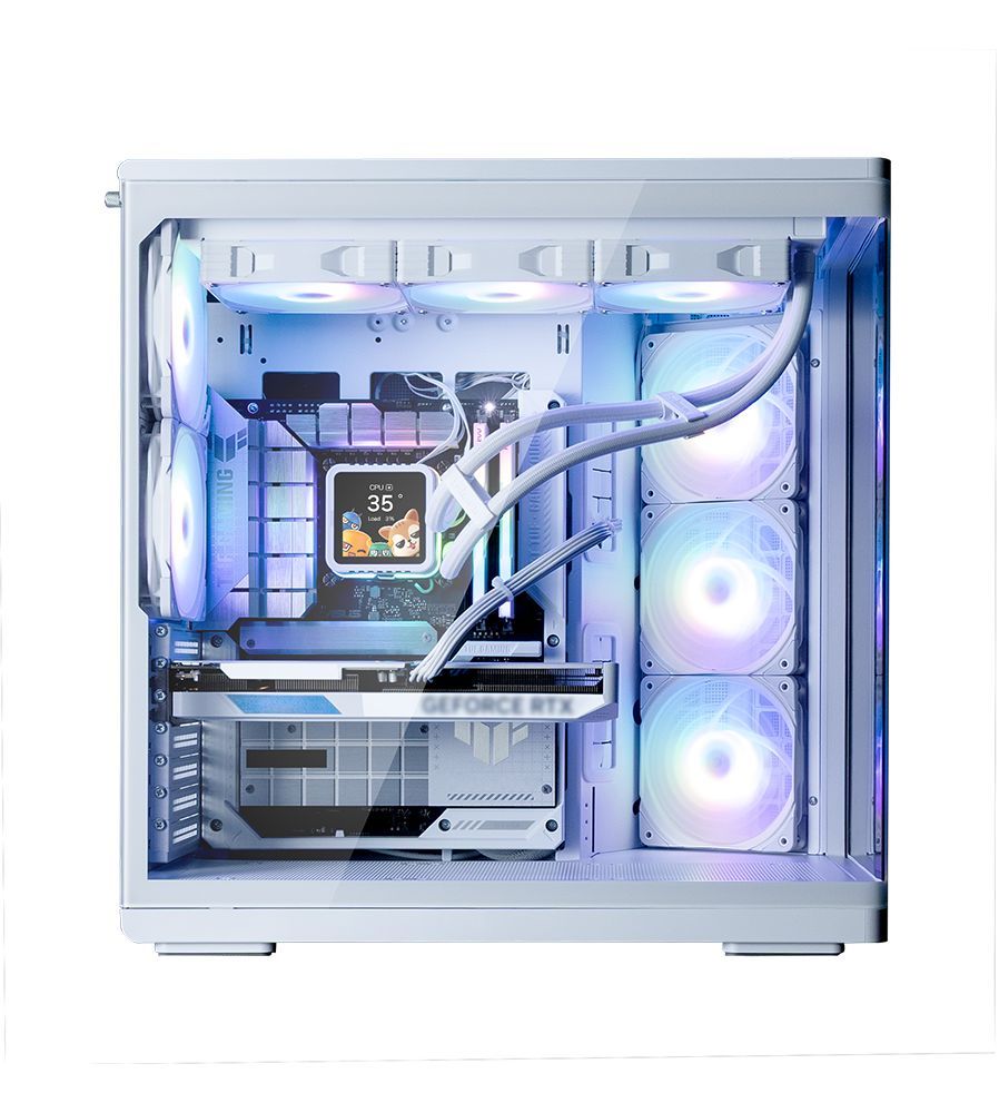 Zalman P60 Tempered Glass White Zalman P60 Tempered Glass White