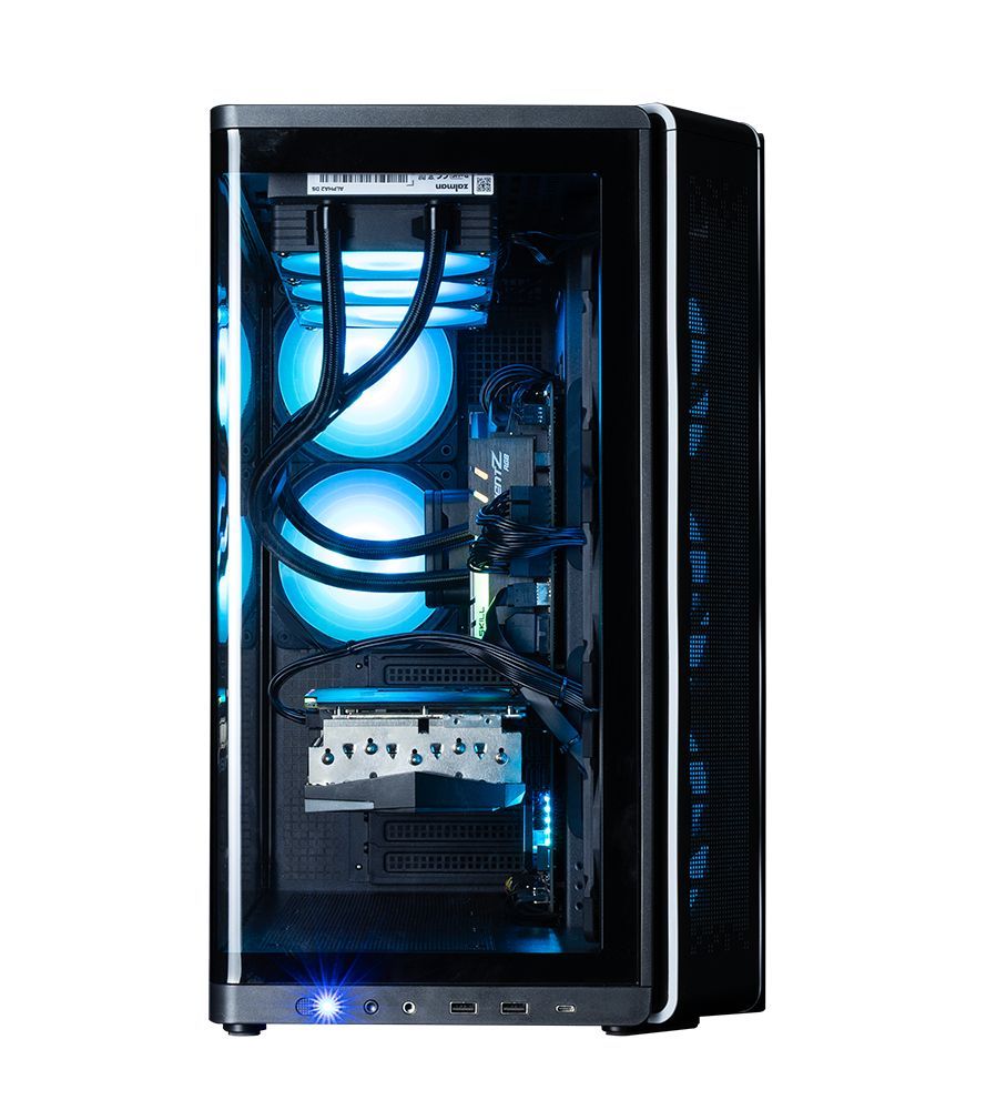 Zalman P60 Tempered Glass Black Zalman P60 Tempered Glass Black