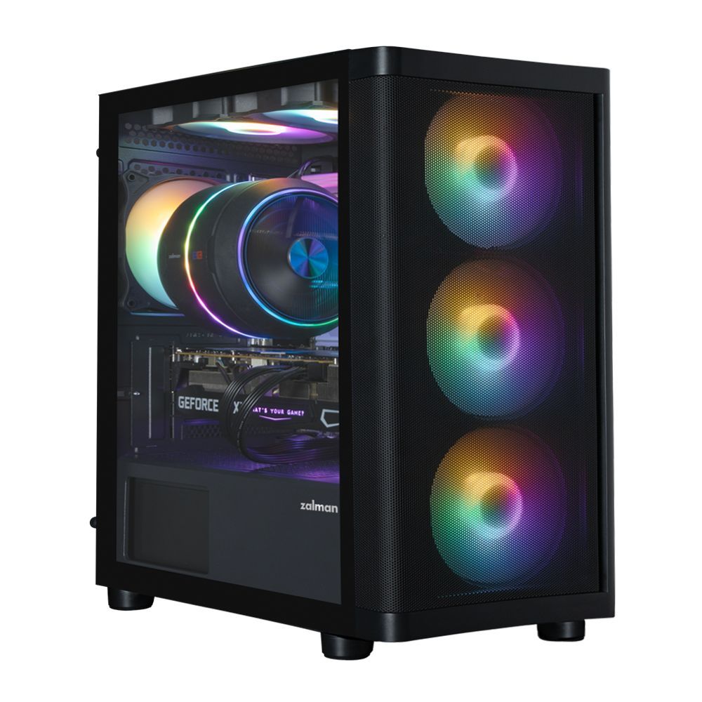 Zalman M4 SE Tempered Glass Black Zalman M4 SE Tempered Glass Black