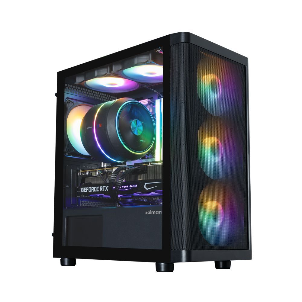 Zalman M4 SE Tempered Glass Black Zalman M4 SE Tempered Glass Black