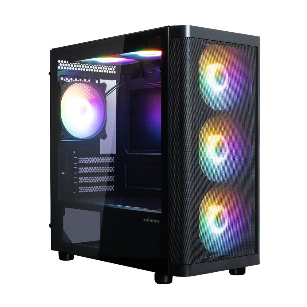 Zalman M4 SE Tempered Glass Black Zalman M4 SE Tempered Glass Black