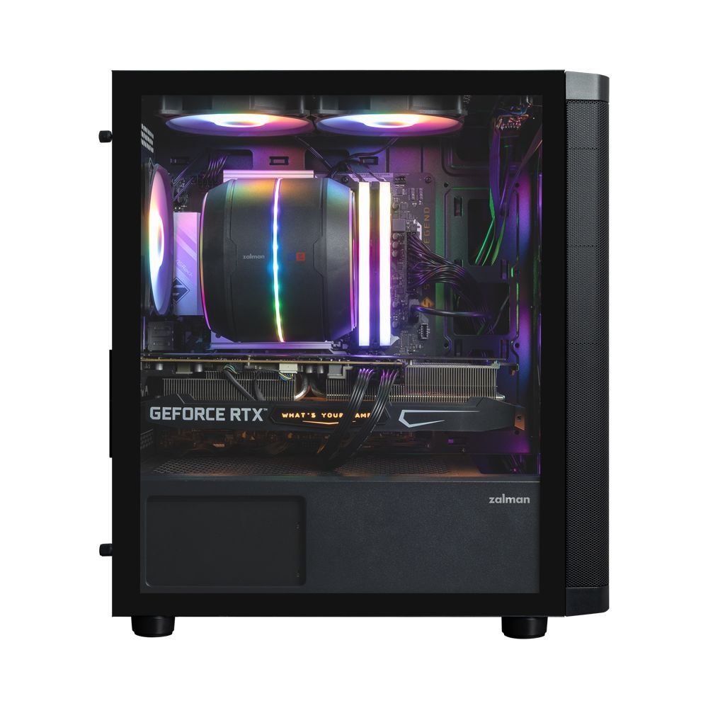 Zalman M4 SE Tempered Glass Black Zalman M4 SE Tempered Glass Black