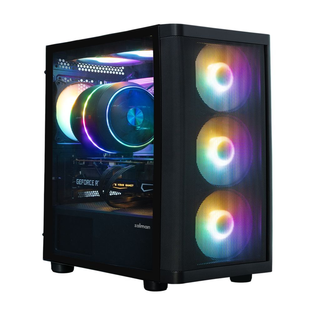 Zalman M4 SE Tempered Glass Black Zalman M4 SE Tempered Glass Black