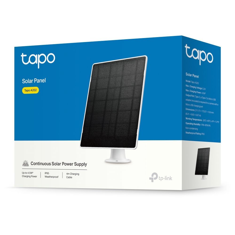 TP-Link Tapo A202 Solar Panel TP-Link Tapo A202 Solar Panel