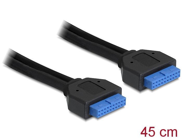 DeLock USB 3.0 pin header female / female 45cm Cable DeLock USB 3.0 pin header female / female 45cm Cable