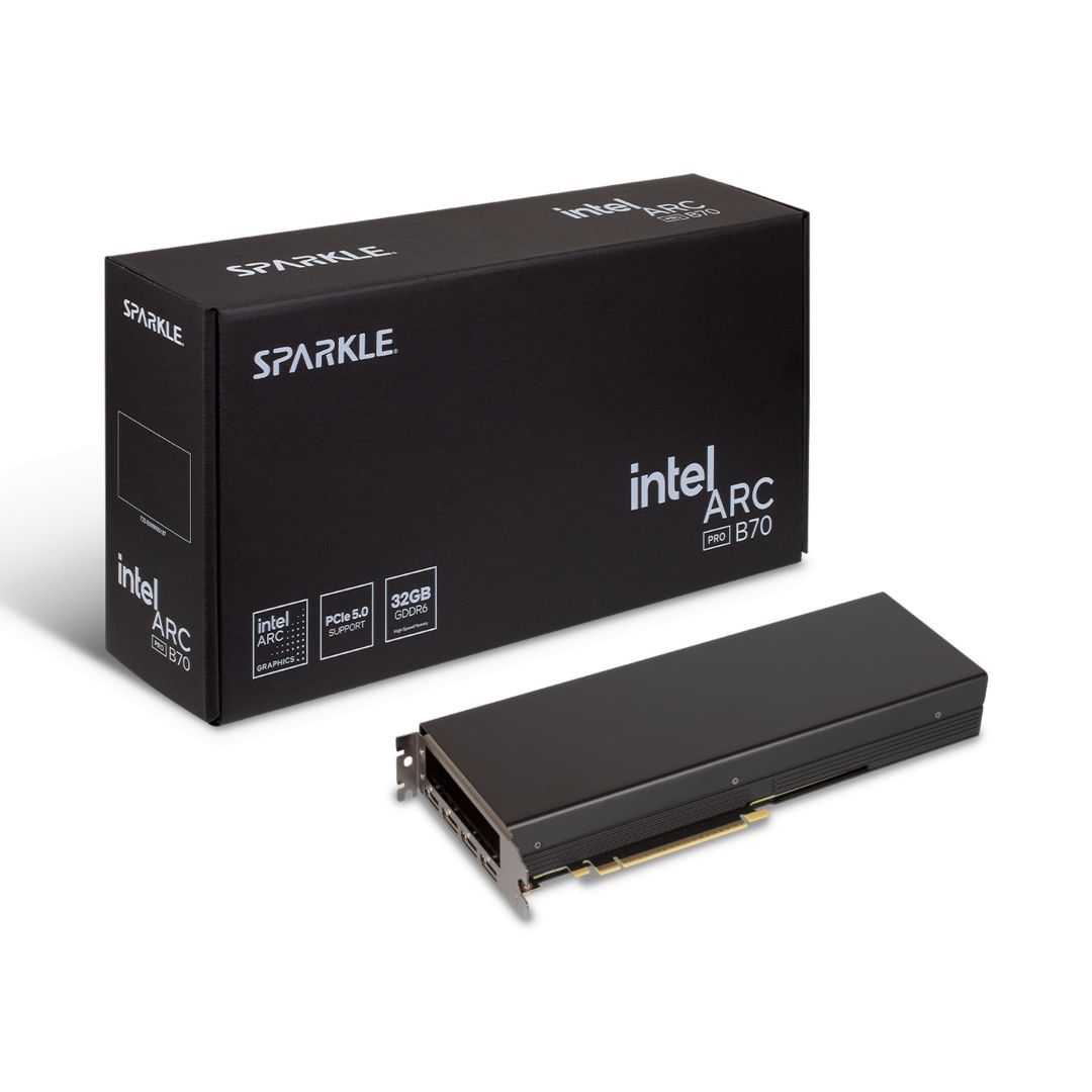 Sparkle Intel Arc Pro B70 Passive 32GB DDR6 Sparkle Intel Arc Pro B70 Passive 32GB DDR6