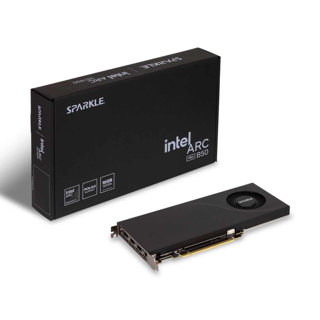 Sparkle Intel Arc Pro B50 Blower 16GB DDR6 Sparkle Intel Arc Pro B50 Blower 16GB DDR6