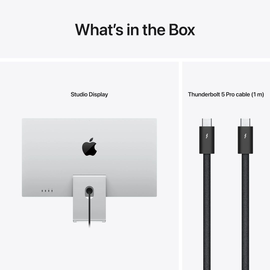 Apple 27" Studio Display (Nano-Texture Glass - Tilt- Adjustable Stand) LED Apple 27" Studio Display (Nano-Texture Glass - Tilt- Adjustable Stand) LED