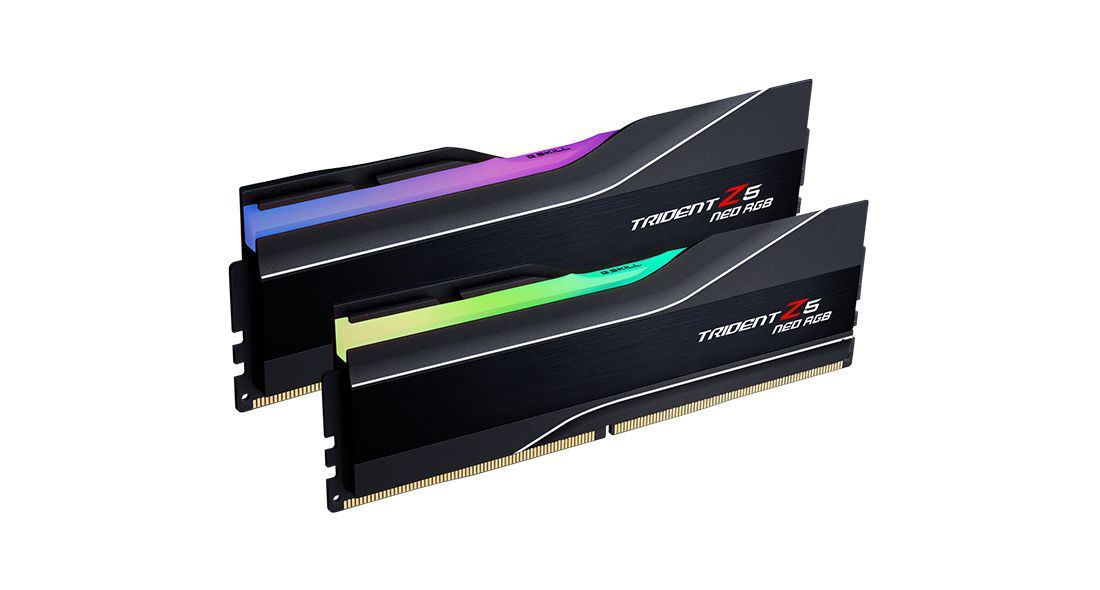 G.SKILL 32GB DDR5 6000MHz Kit(2x16GB) Trident Z5 Neo RGB EXPO Black G.SKILL 32GB DDR5 6000MHz Kit(2x16GB) Trident Z5 Neo RGB EXPO Black
