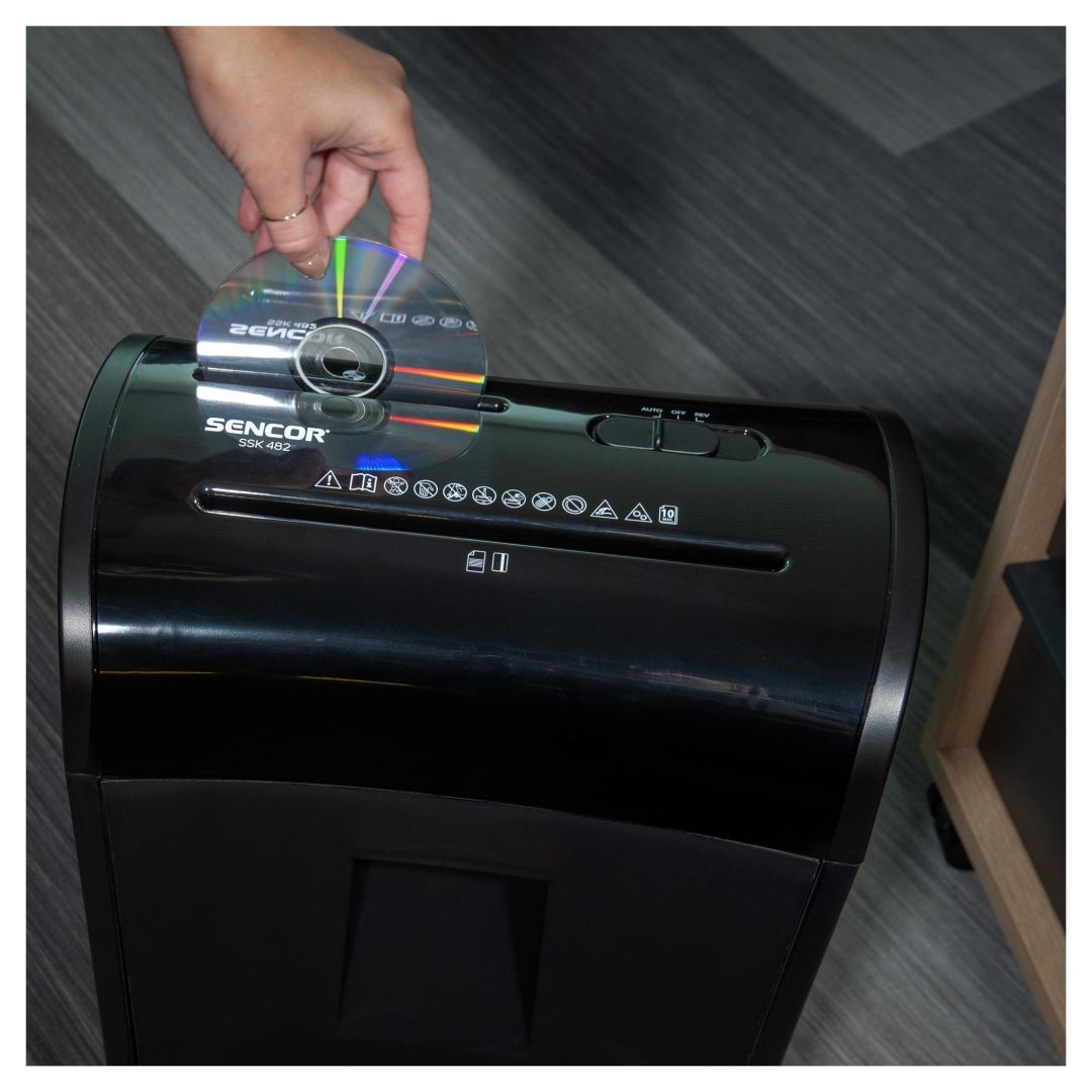 Sencor SSK 482 Iratmegsemmisítő Black Sencor SSK 482 Iratmegsemmisítő Black