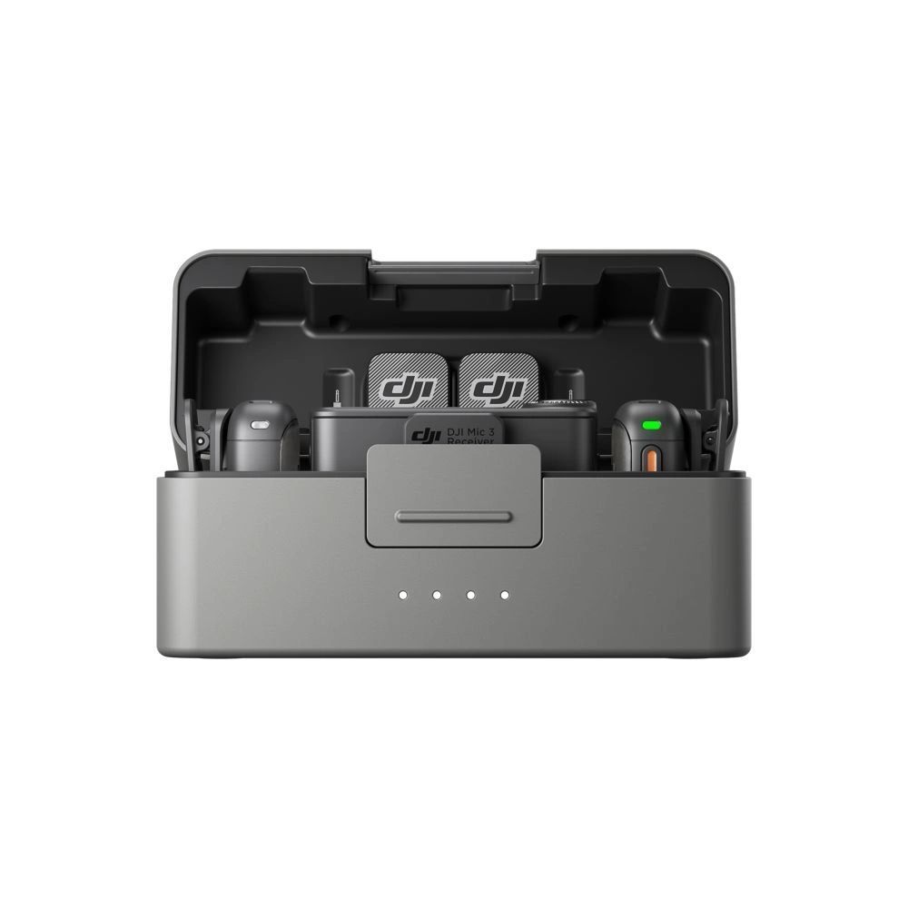 DJI Mic 3 (2 TX + 1 RX + Charging Case) Black