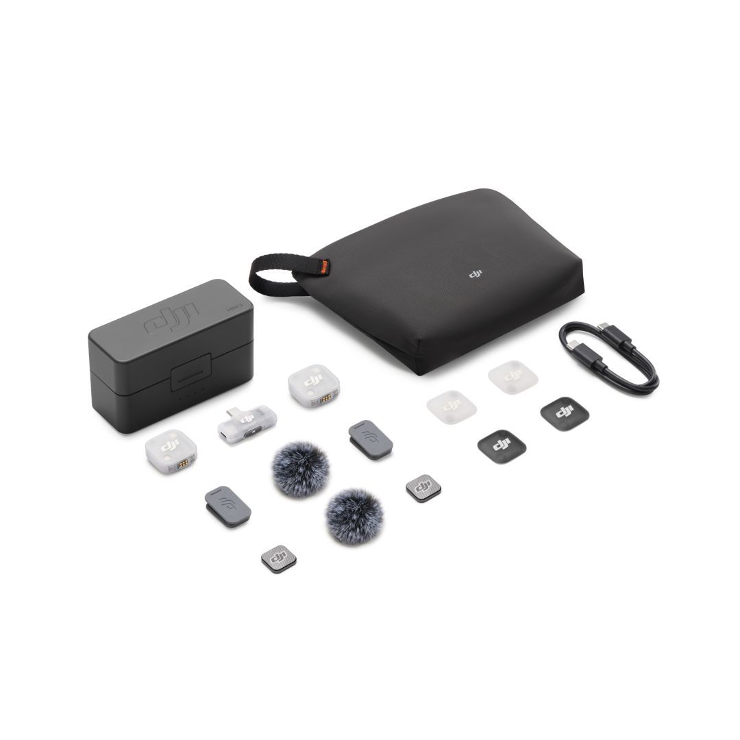 DJI Mic Mini 2 (2 TX + 1 Mobile RX + Charging Case) Black DJI Mic Mini 2 (2 TX + 1 Mobile RX + Charging Case) Black