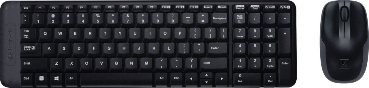 Logitech MK220 wireless billentyűzet + optikai egér Black UK