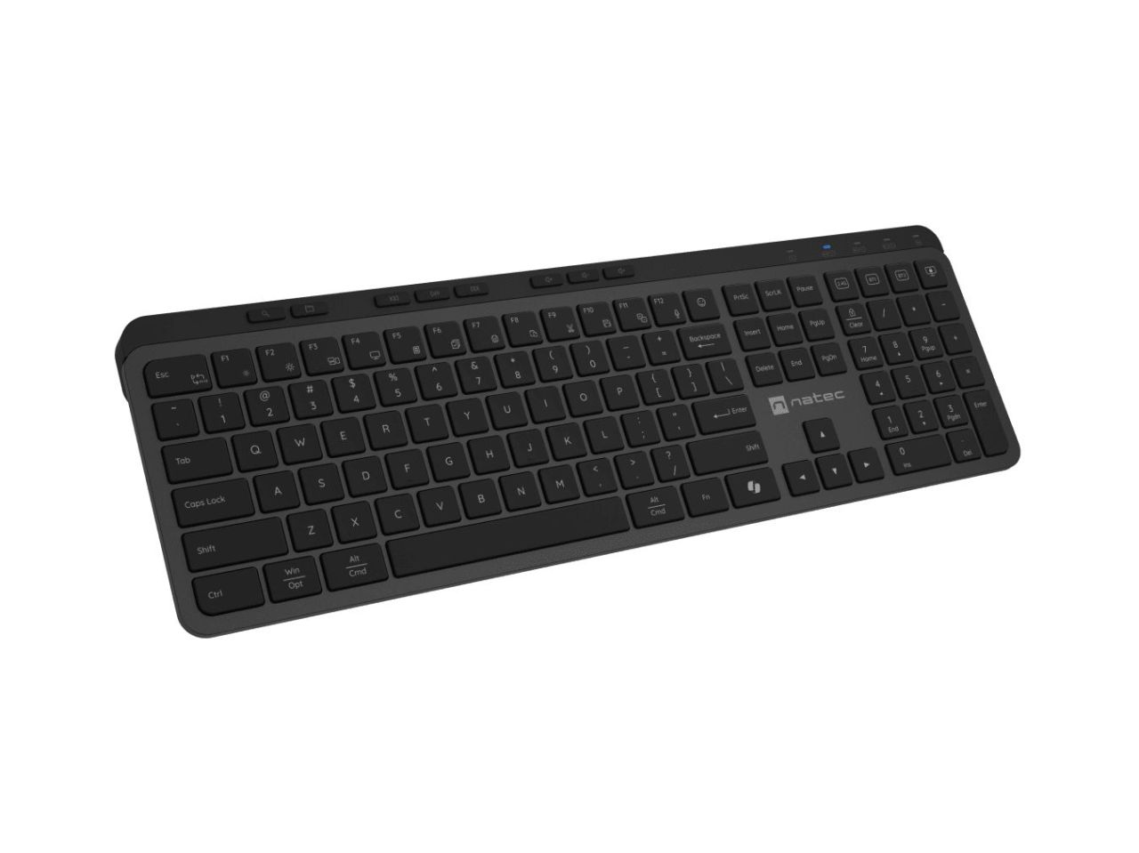 natec Medusa Wireless Bluetooth Keyboard Black US natec Medusa Wireless Bluetooth Keyboard Black US