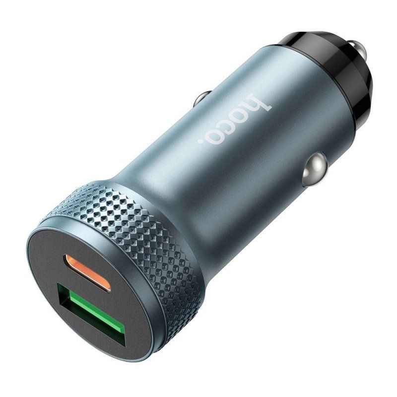 Hoco Z49B Level Car Charger QC3.0 38W Green Hoco Z49B Level Car Charger QC3.0 38W Green
