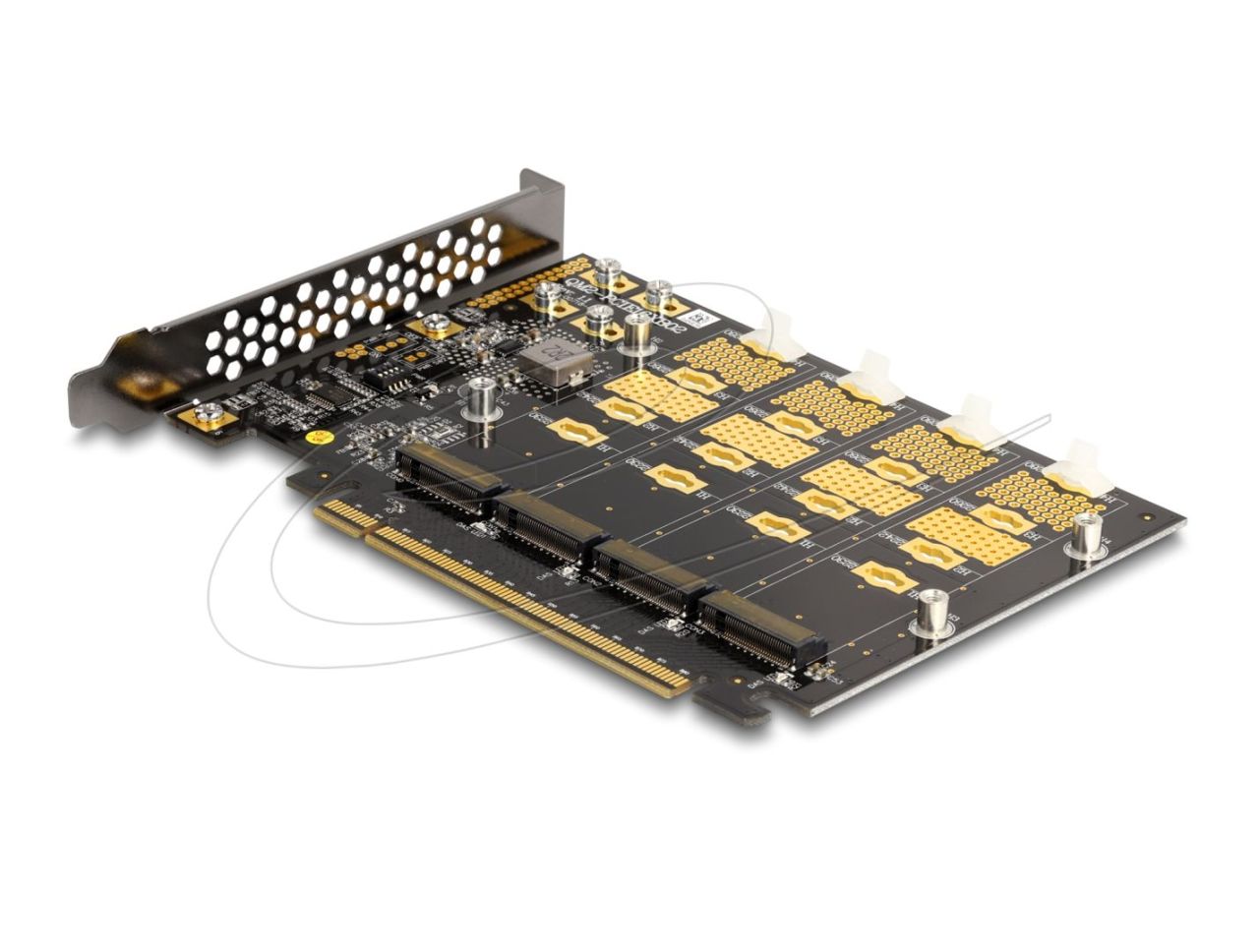 DeLock PCI Express x16 Card to 4 x internal NVMe M.2 Key M DeLock PCI Express x16 Card to 4 x internal NVMe M.2 Key M