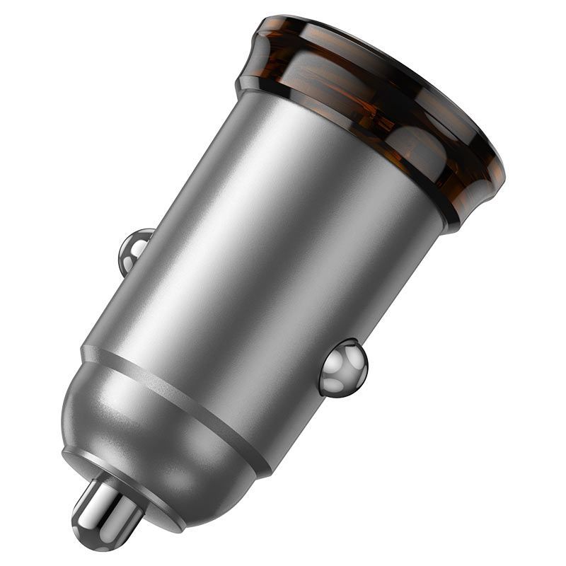 Hoco NZ16A Rigorous Car Charger 43W Metal Grey Hoco NZ16A Rigorous Car Charger 43W Metal Grey