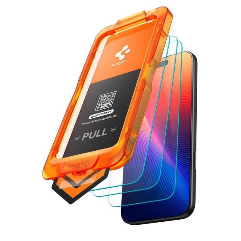 Spigen Glass tR AlignMaster S for iPhone 17 Pro Max 3 Pack Spigen Glass tR AlignMaster S for iPhone 17 Pro Max 3 Pack