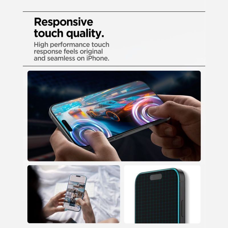 Spigen Glass tR AlignMaster S for iPhone 17 Pro Max 3 Pack Spigen Glass tR AlignMaster S for iPhone 17 Pro Max 3 Pack