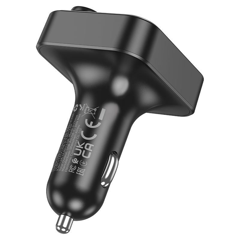 Hoco E85 Bluetooth FM-transmitter Black Hoco E85 Bluetooth FM-transmitter Black