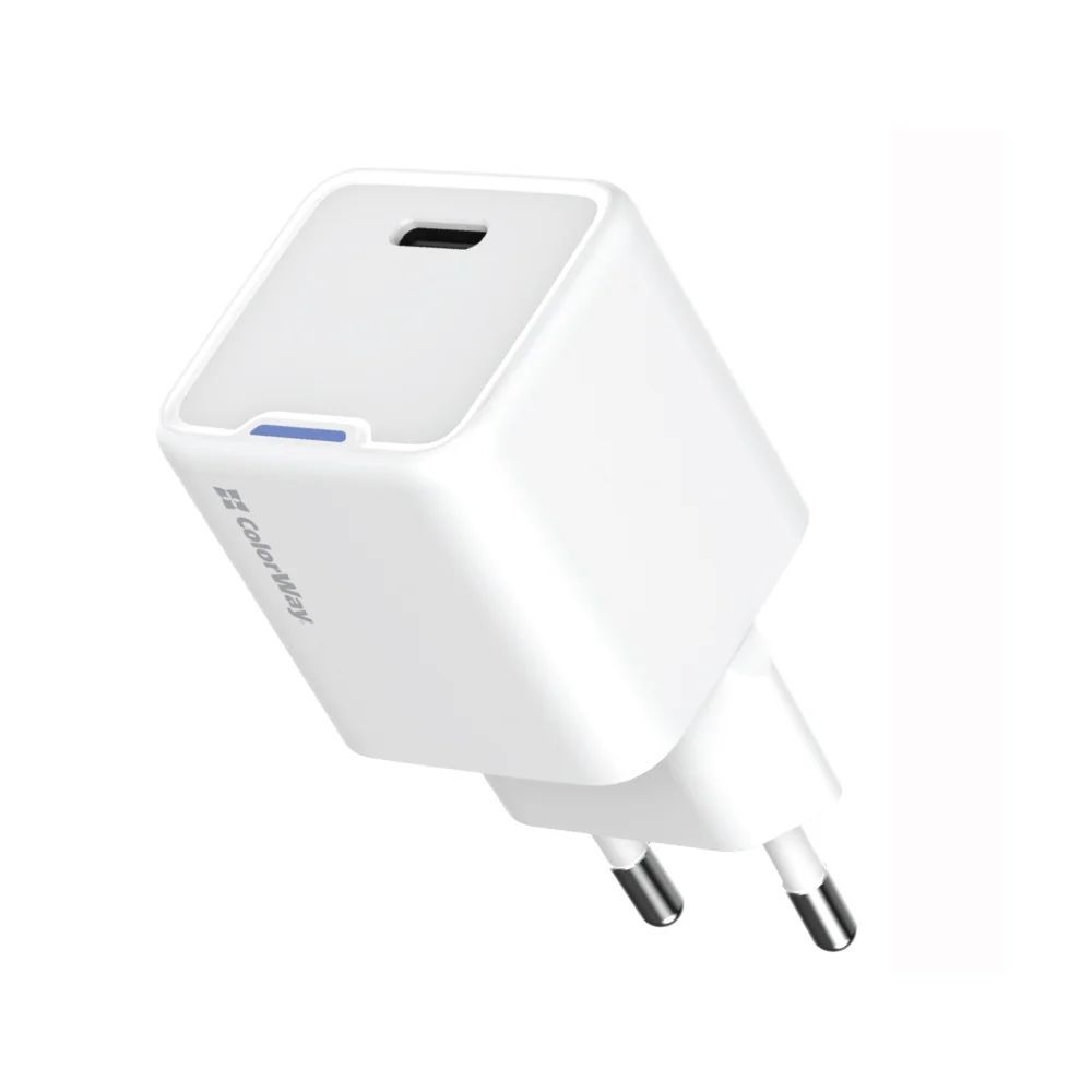 ColorWay CW-CHS059PD-WT AC Charger GaN Mini 20W White