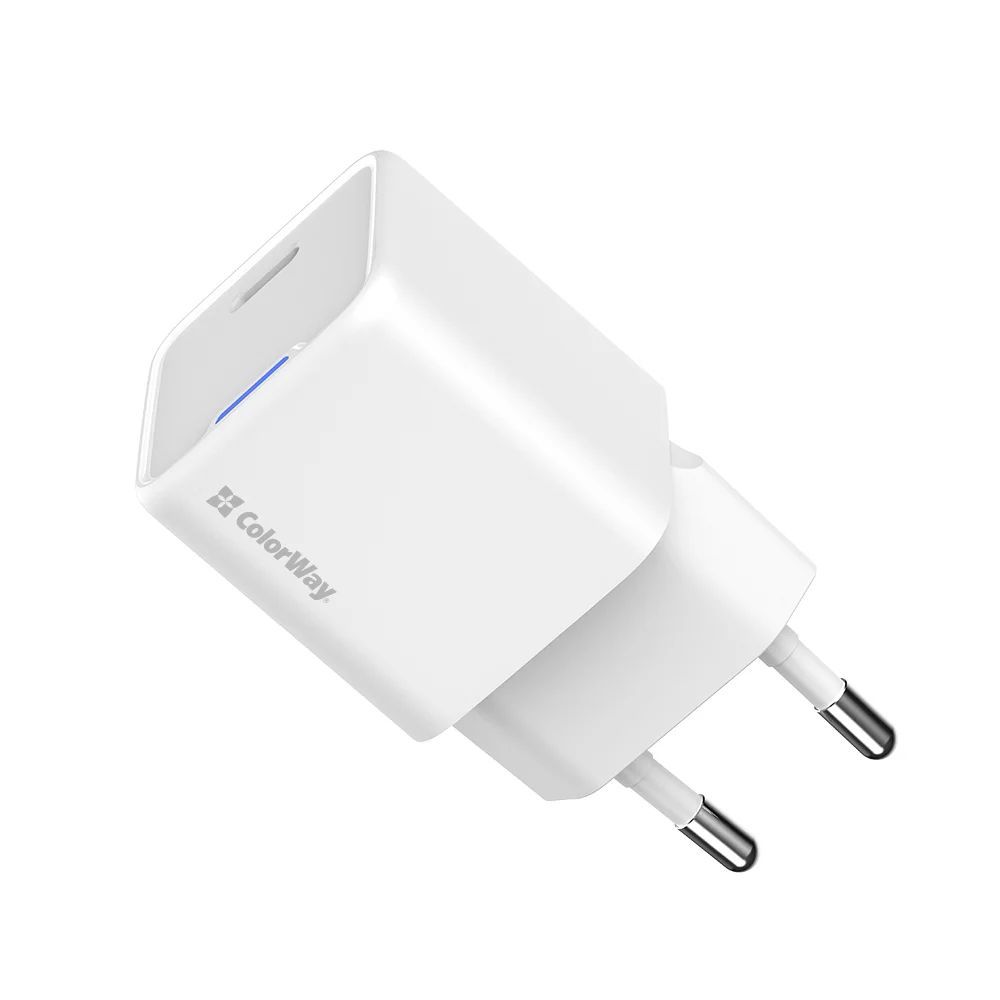 ColorWay CW-CHS059PD-WT AC Charger GaN Mini 20W White