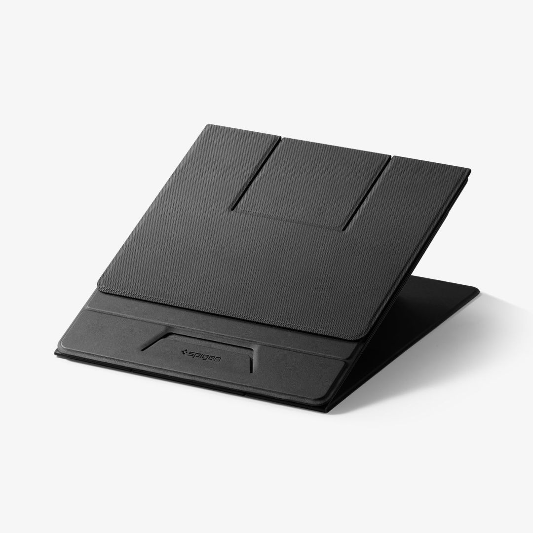 Spigen LD201-S10 Slim Fold Non Adhesive Laptop Stand Black Spigen LD201-S10 Slim Fold Non Adhesive Laptop Stand Black