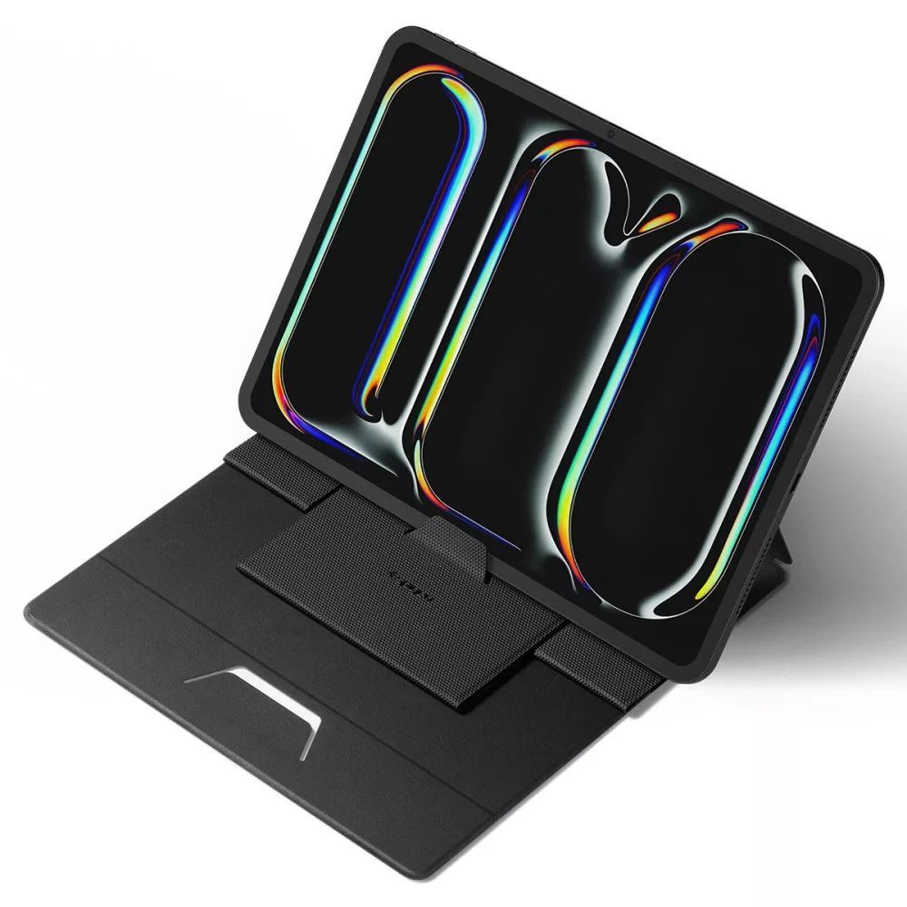 Spigen LD201-S8 Slim Fold Non Adhesive Laptop Stand Black