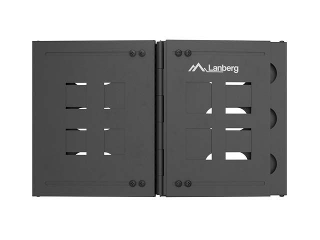 Lanberg Folding Bracket Wall-Mount 19" 6U 497X400/240 Black Lanberg Folding Bracket Wall-Mount 19" 6U 497X400/240 Black