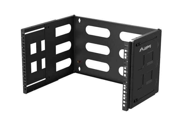Lanberg Folding Bracket Wall-Mount 19" 6U 497X400/240 Black Lanberg Folding Bracket Wall-Mount 19" 6U 497X400/240 Black