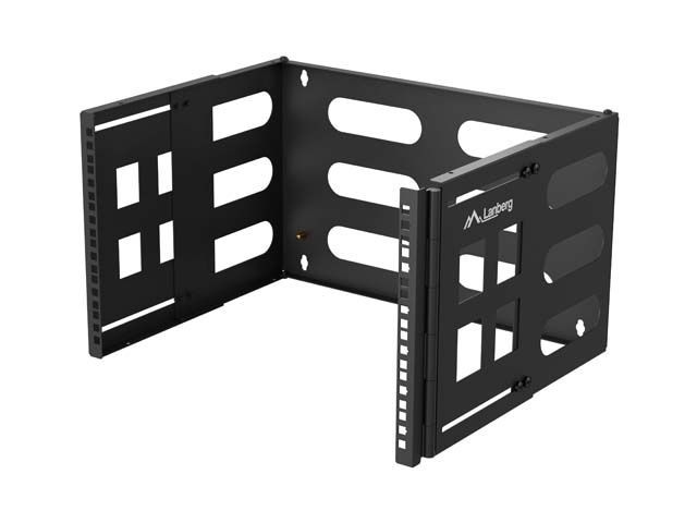 Lanberg Folding Bracket Wall-Mount 19" 6U 497X400/240 Black Lanberg Folding Bracket Wall-Mount 19" 6U 497X400/240 Black