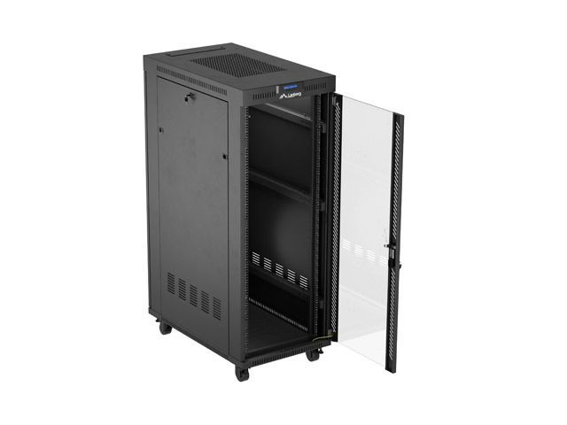 Lanberg 19" 32U Szabadon álló Rackszekrény Black