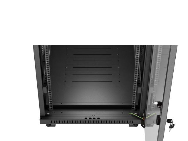 Lanberg 19" 32U Szabadon álló Rackszekrény Black