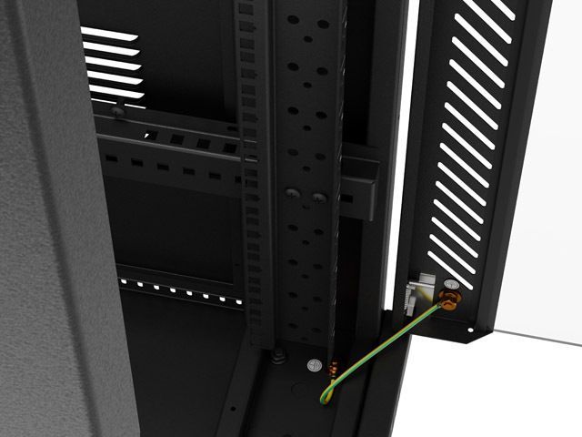 Lanberg 19" 32U Szabadon álló Rackszekrény Black