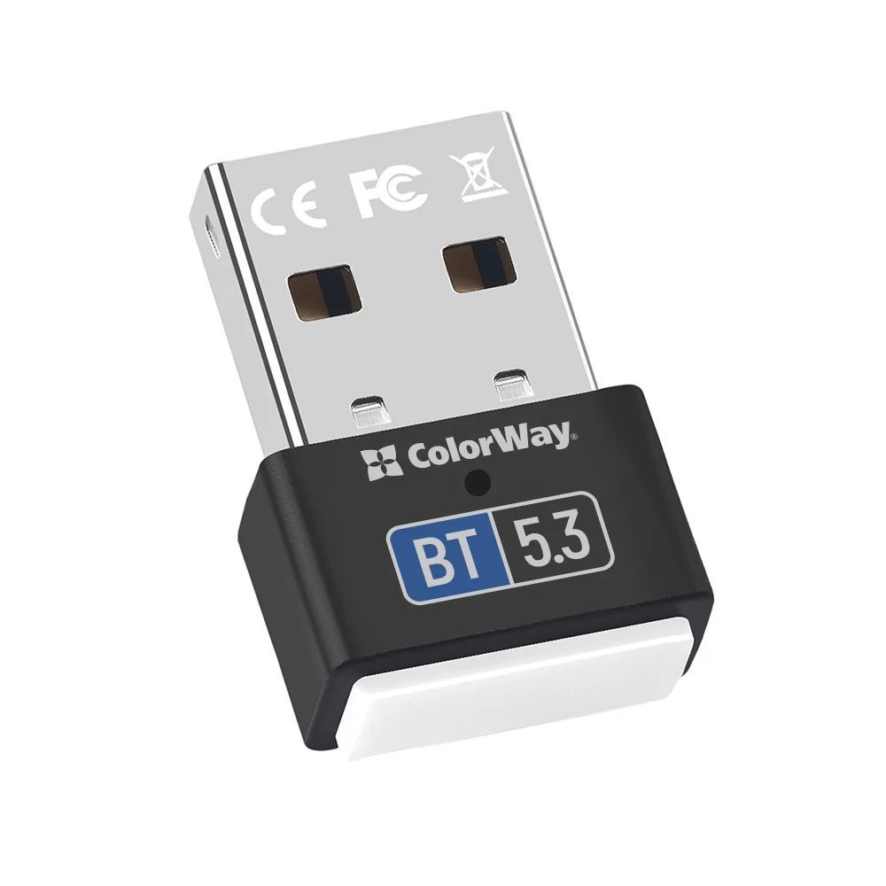 ColorWay CW-AD-BT53 Bluetooth BT 5.3 Adapter Black