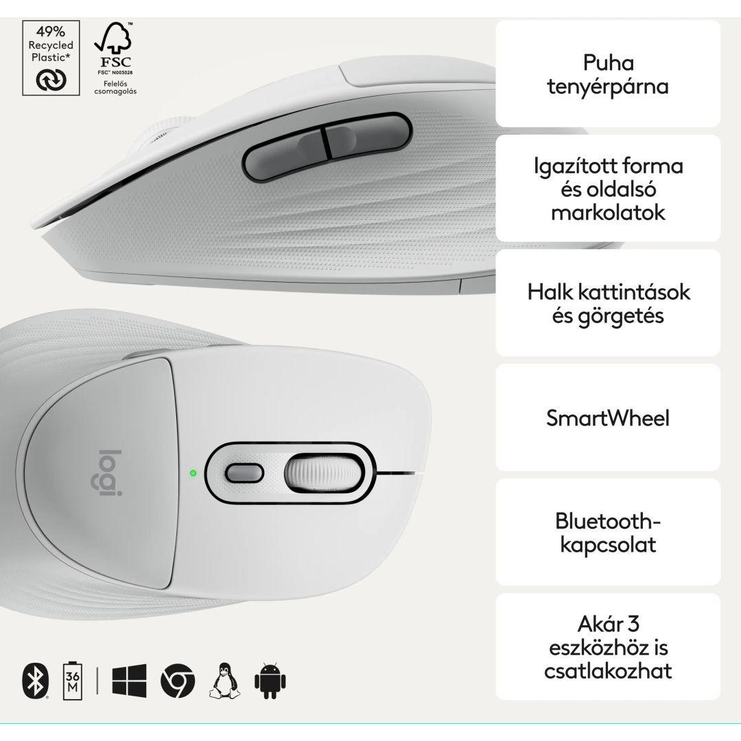 Logitech Signature Comfort M850 L Bluetooth Mouse Graphite Logitech Signature Comfort M850 L Bluetooth Mouse Graphite