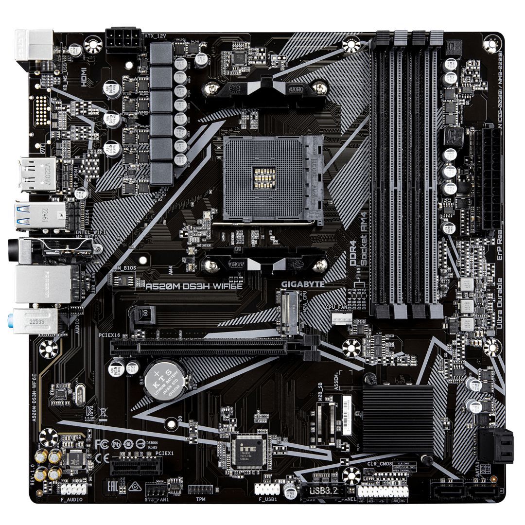 Gigabyte A520M DS3H WiFi6E