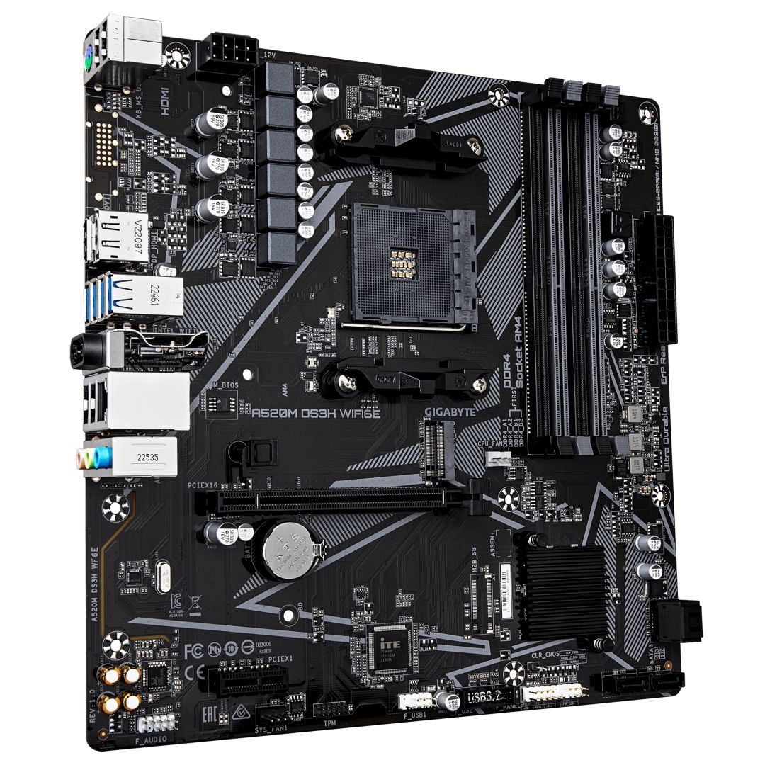Gigabyte A520M DS3H WiFi6E