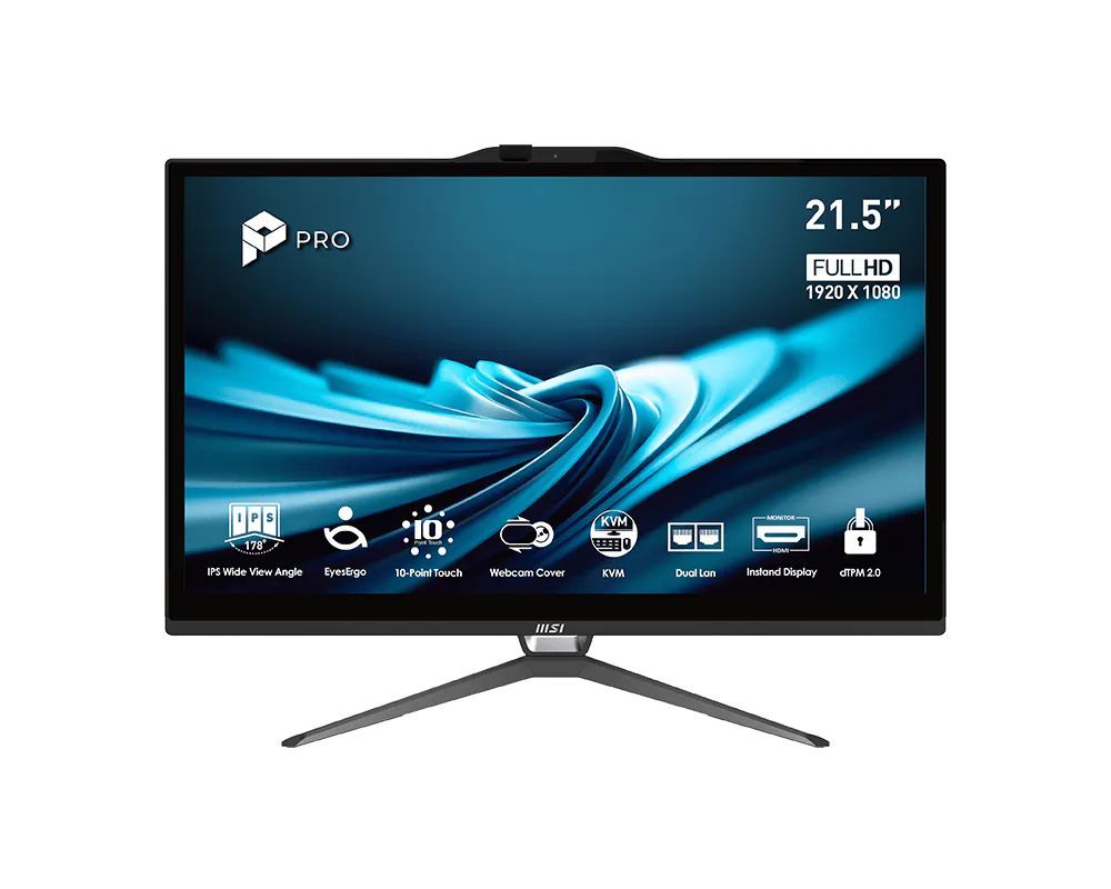 Msi PRO AP222T 14MA AiO Black Msi PRO AP222T 14MA AiO Black